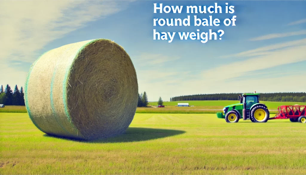 How Much Does a Round Bale of Hay Weigh